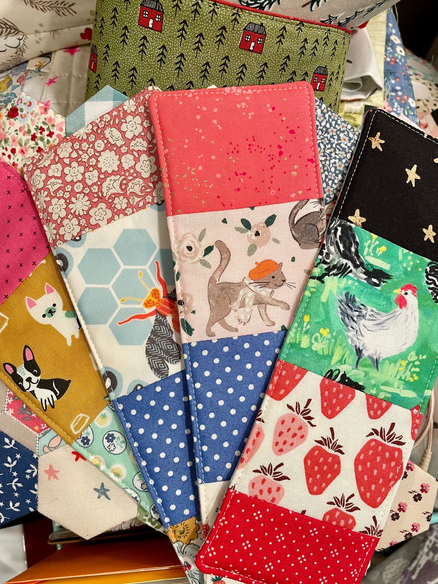 Bee and Florals Bookmark
