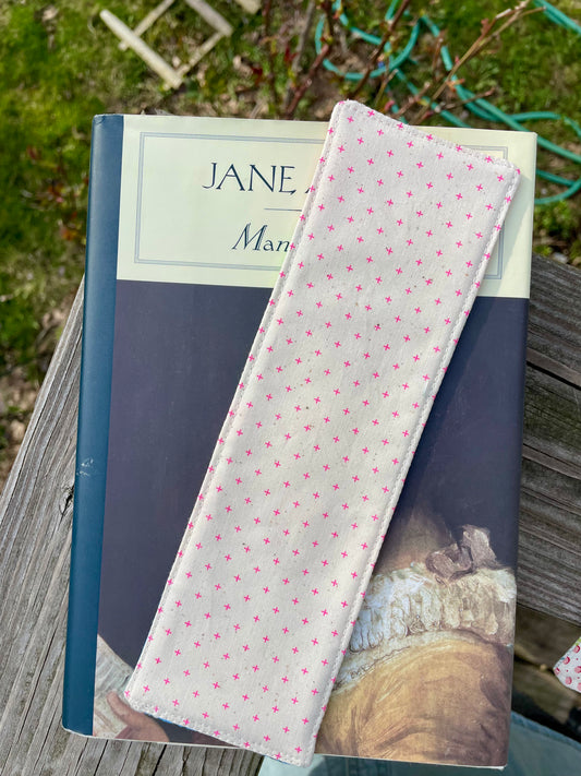 Bee and Strawberries Bookmark