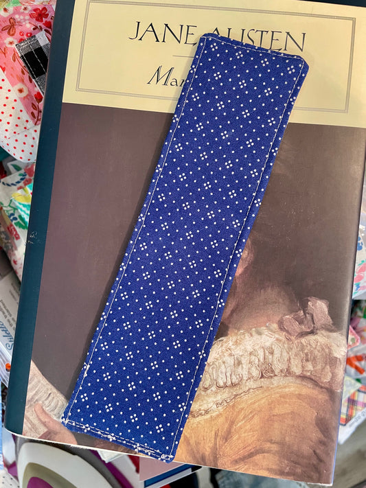 Strawberry and Floral Patchwork Bookmark