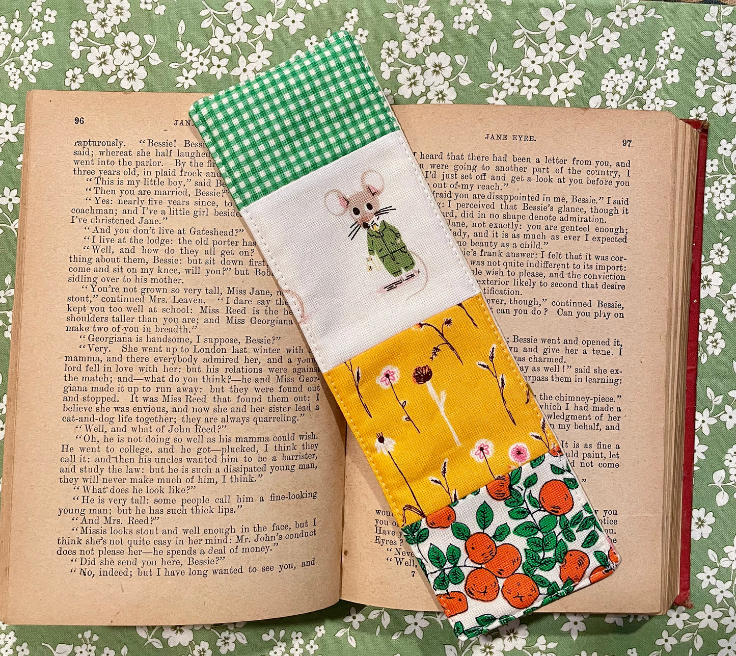 Cottage Flowers Bookmark