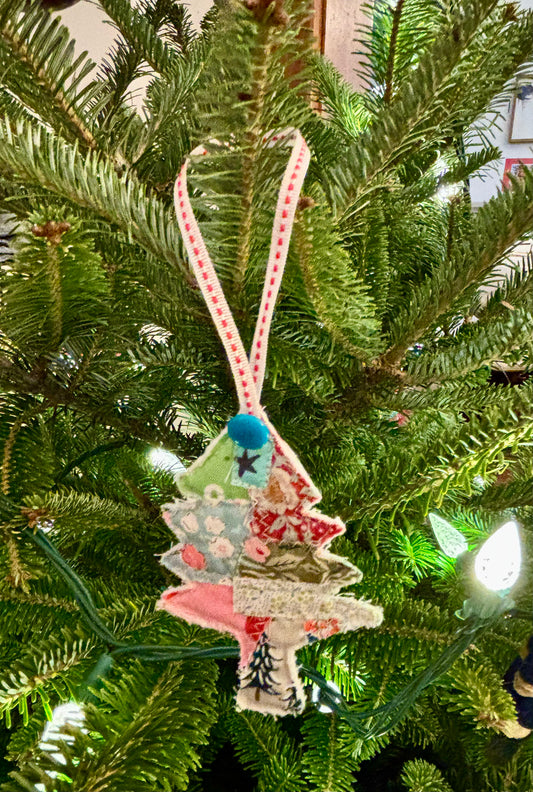 Handmade Christmas Tree Ornament Floral