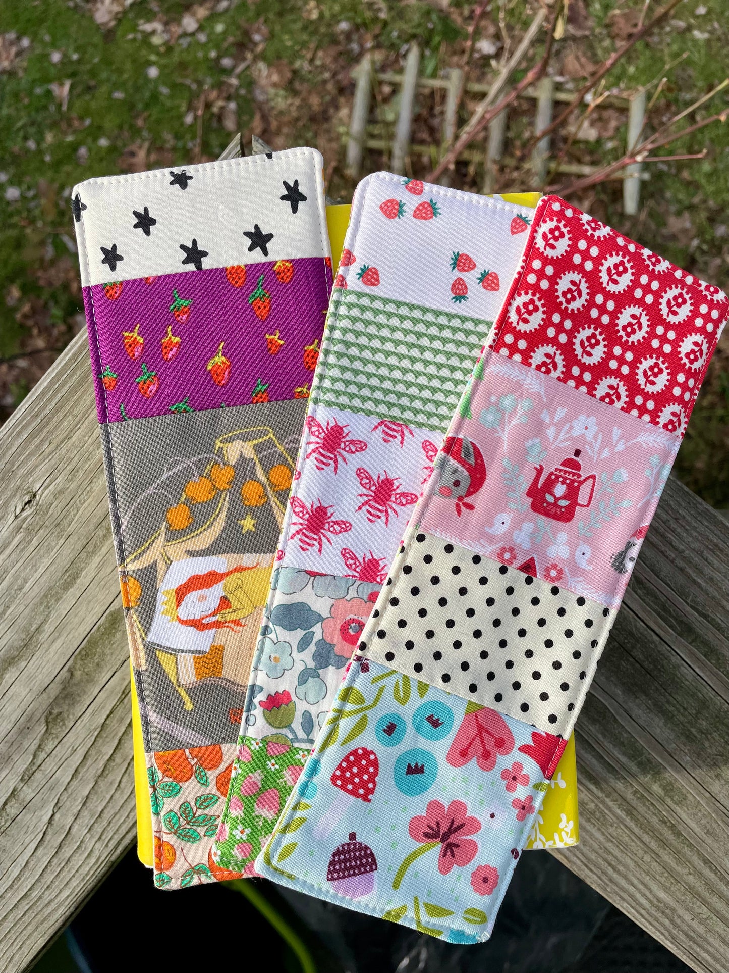 Bees and Berries Bookmark