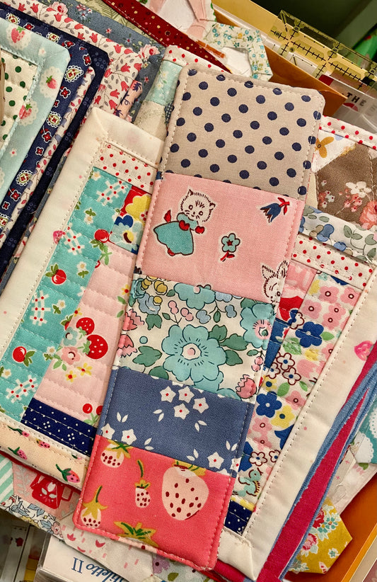 Miss Kitty and Strawberries Bookmark