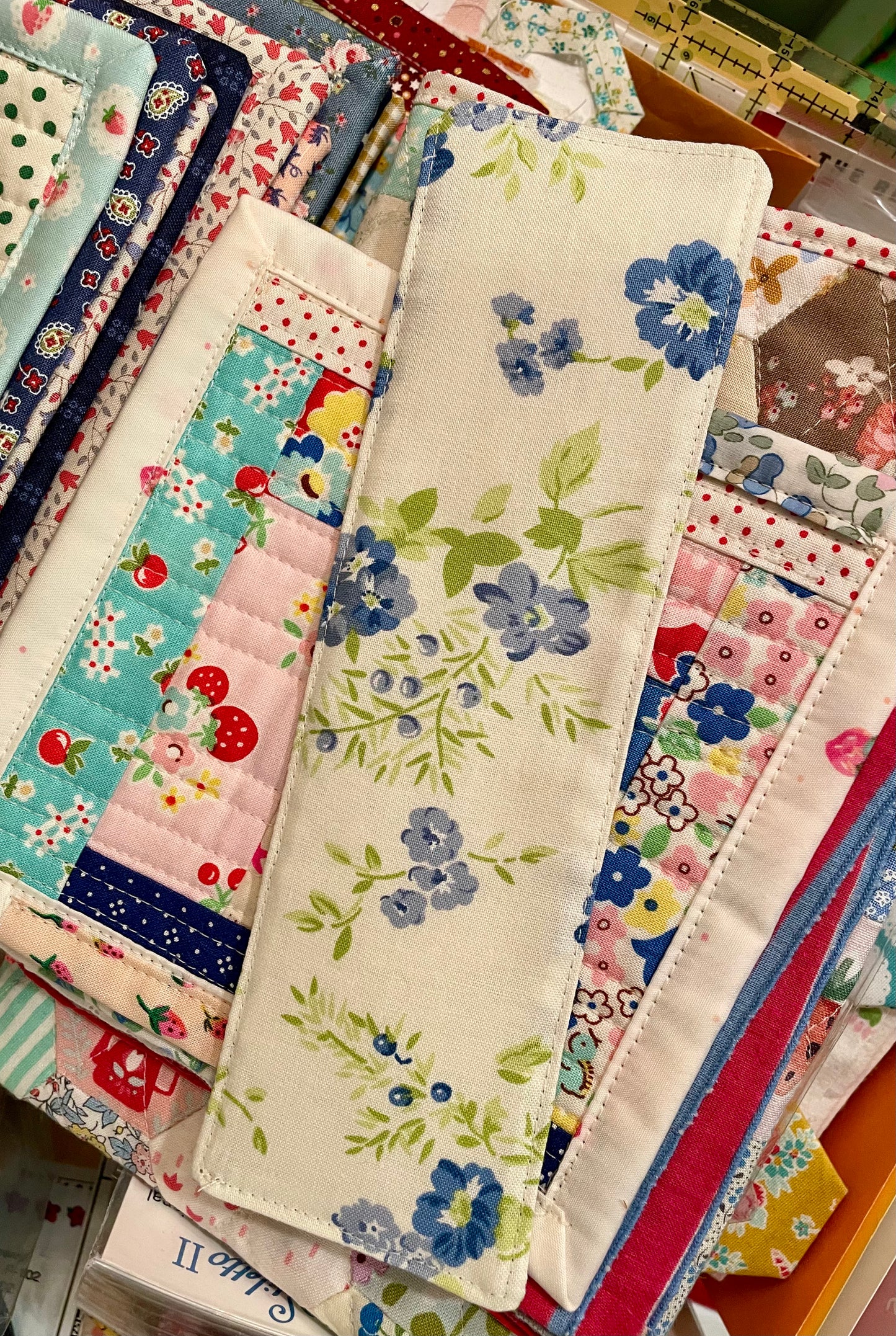 Kitty and Flowers Bookmark