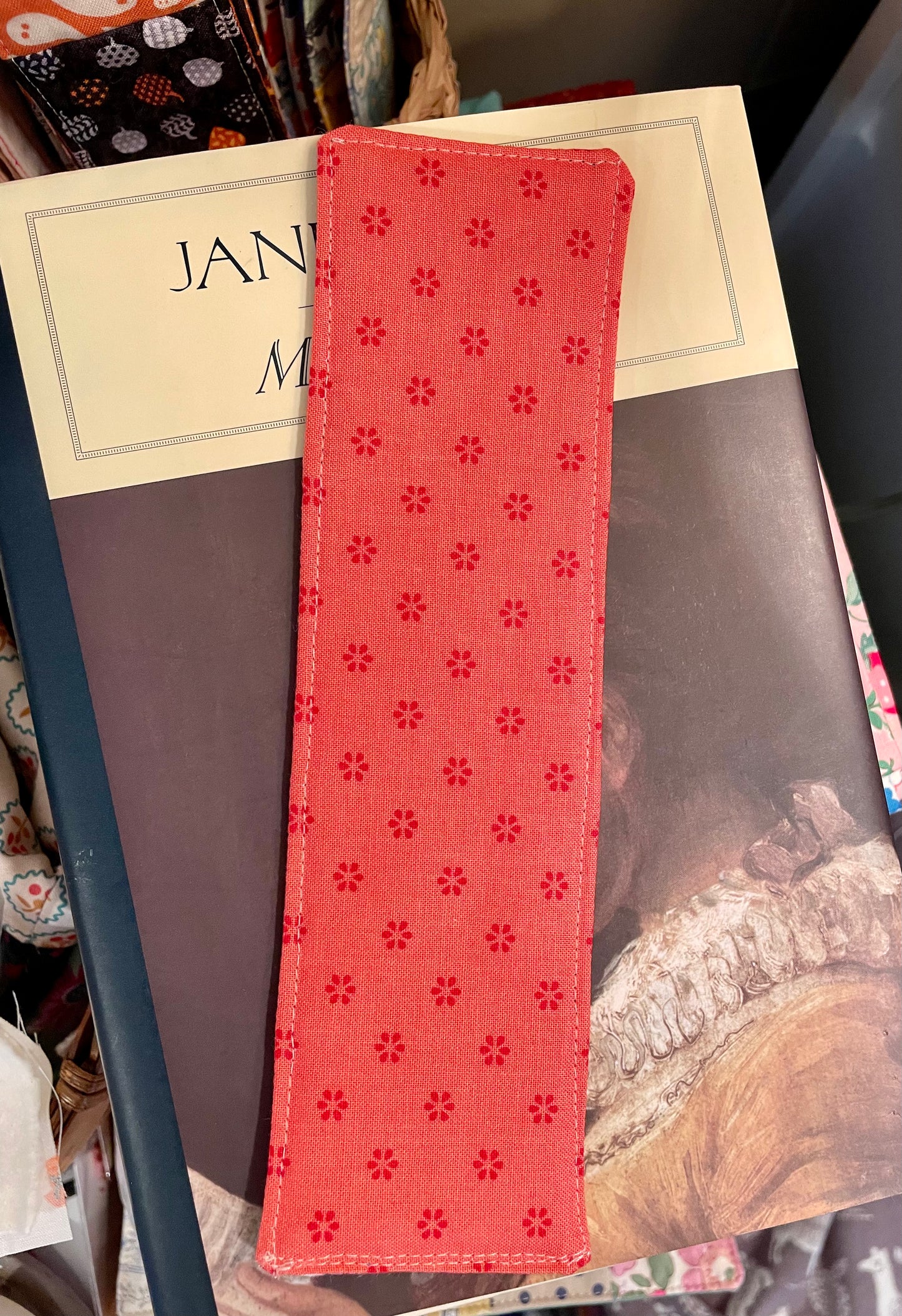 Dogs and Strawberries Bookmark