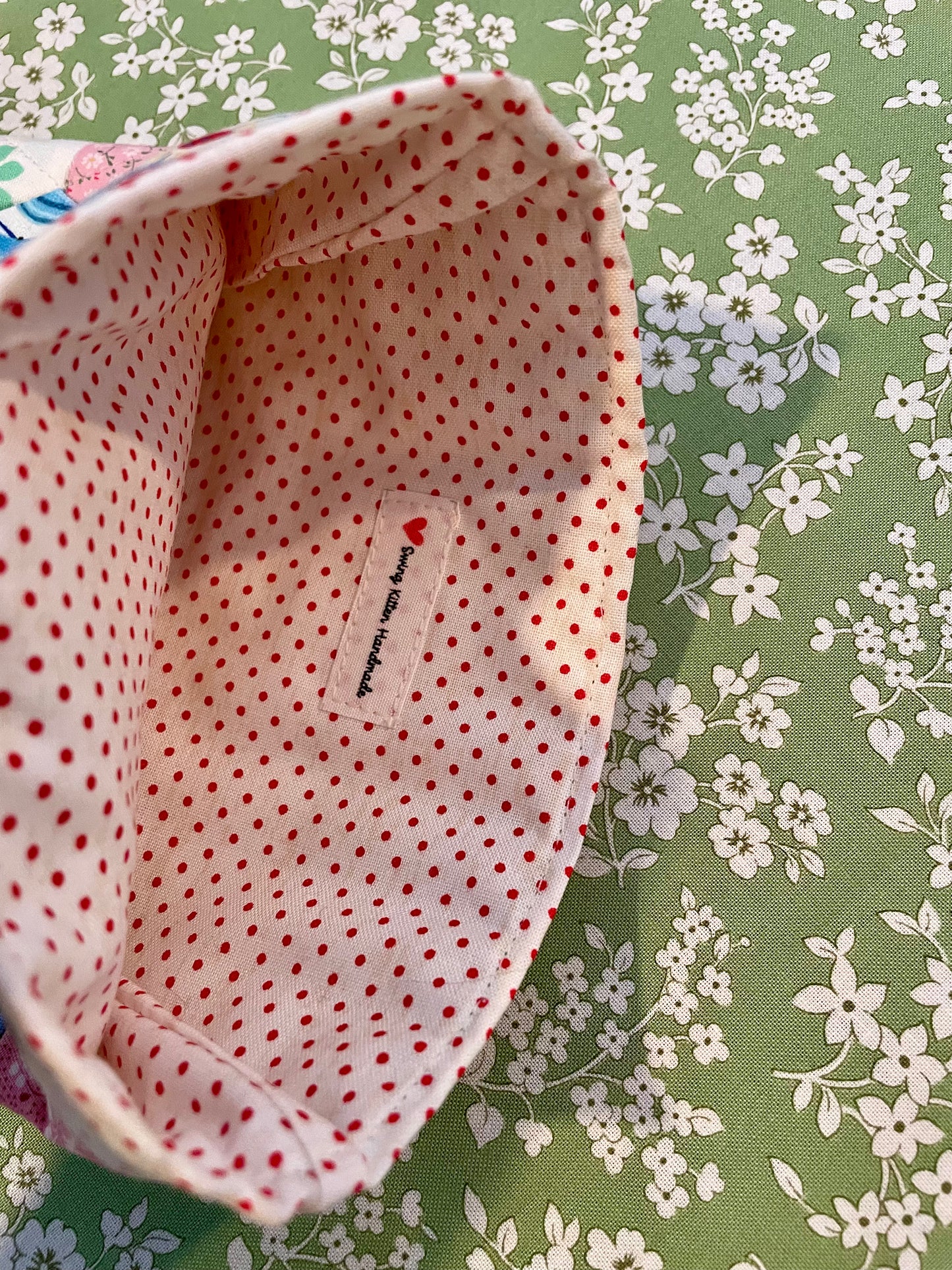 Hand Pieced Quilted Journal Sleeve