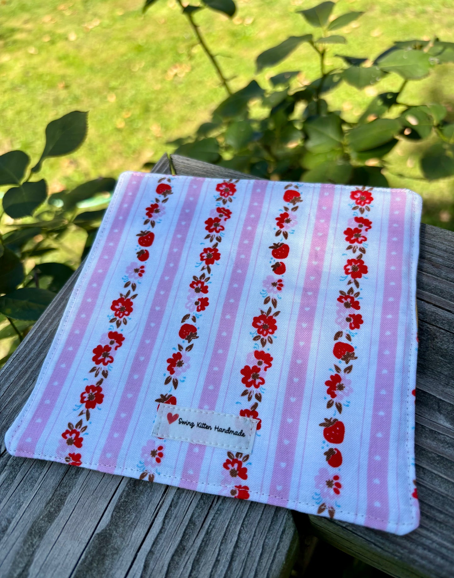 Vintage Style Patchwork Mug Rug