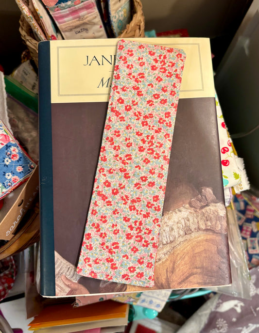 Bluebird and Flowers Bookmark