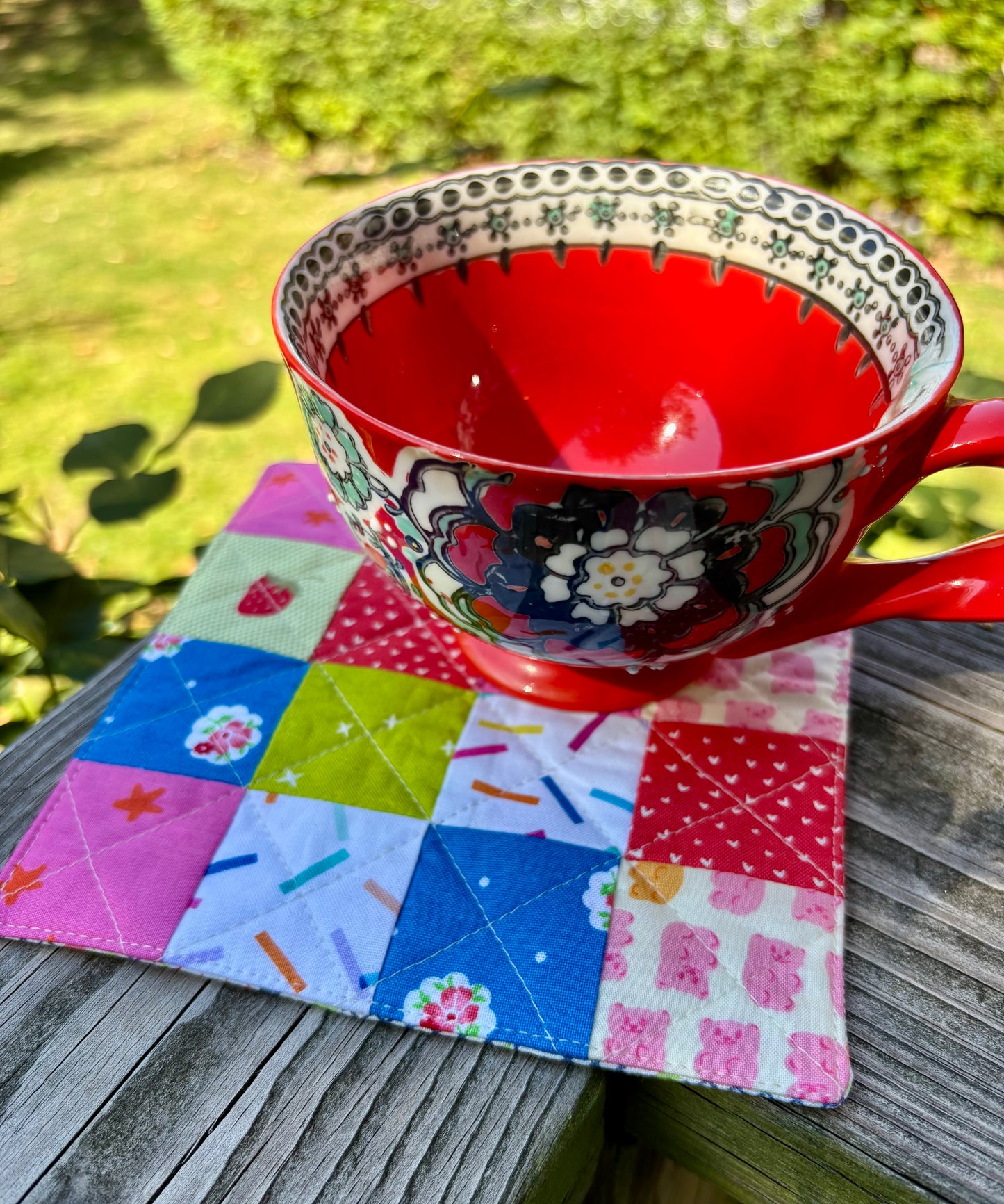 Patchwork Mug Rug