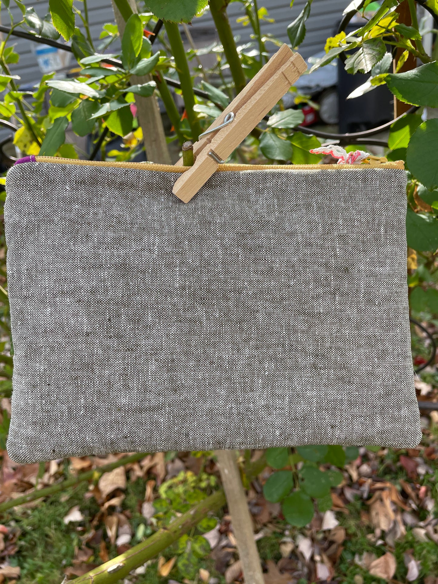 Quilted Hand Pieced Zipper Bag