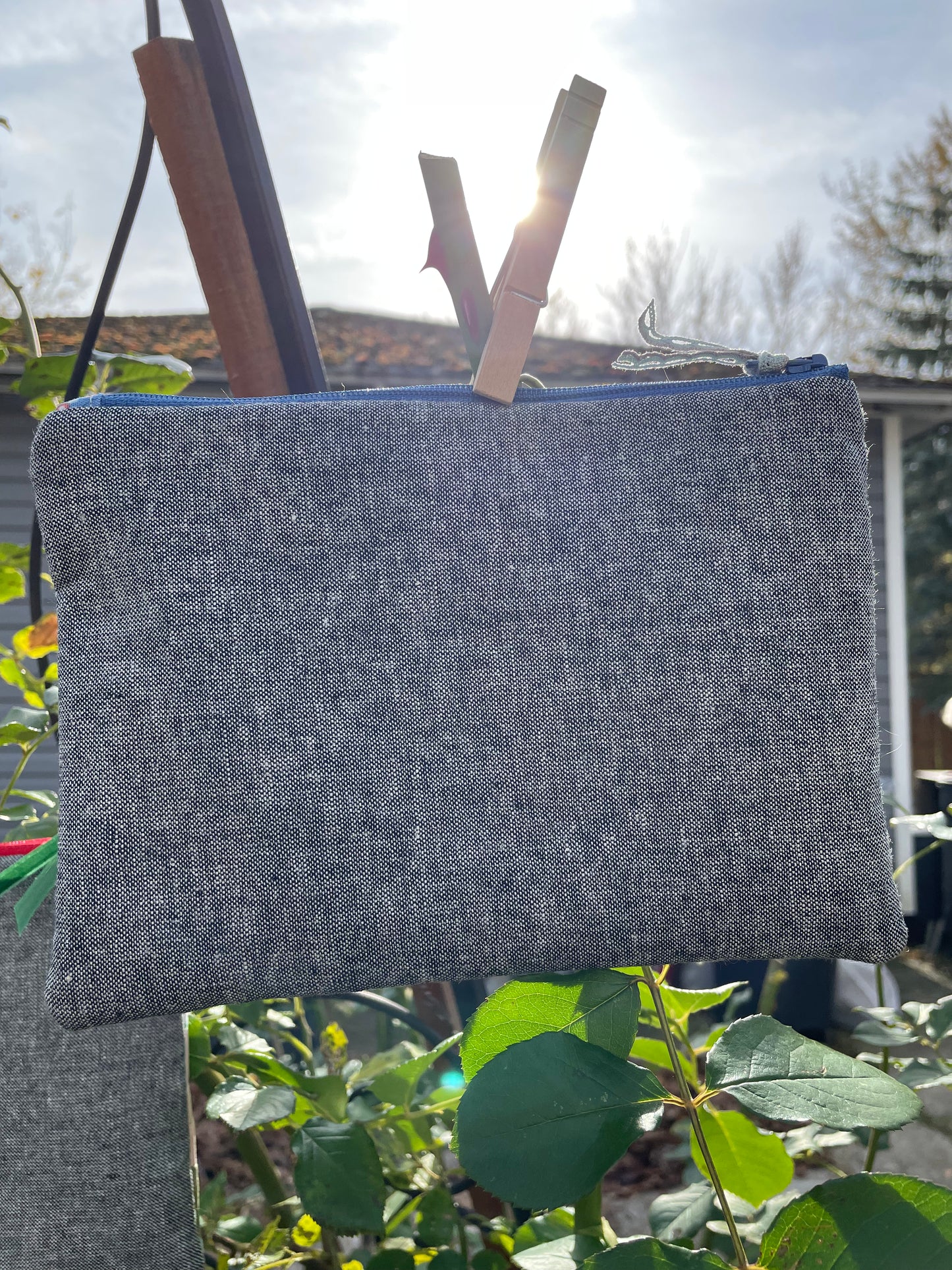 Quilted Hand Pieced Zipper Bag