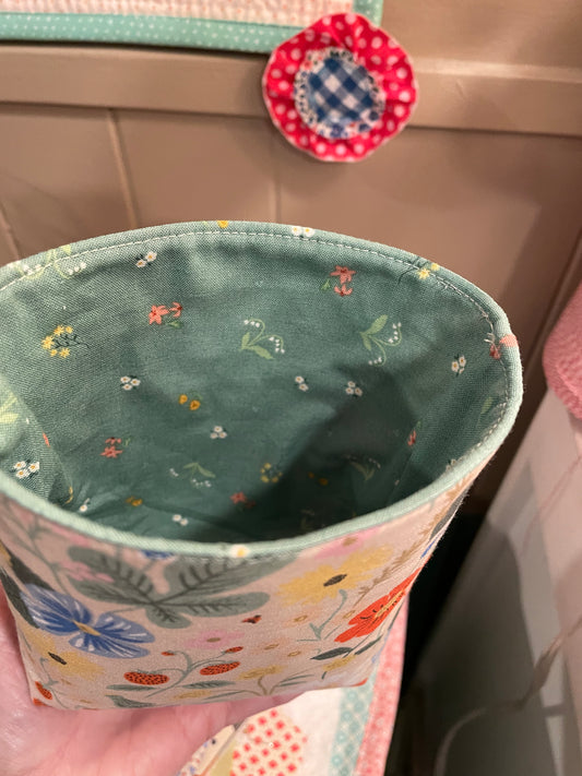 Botanical Fabric Bucket