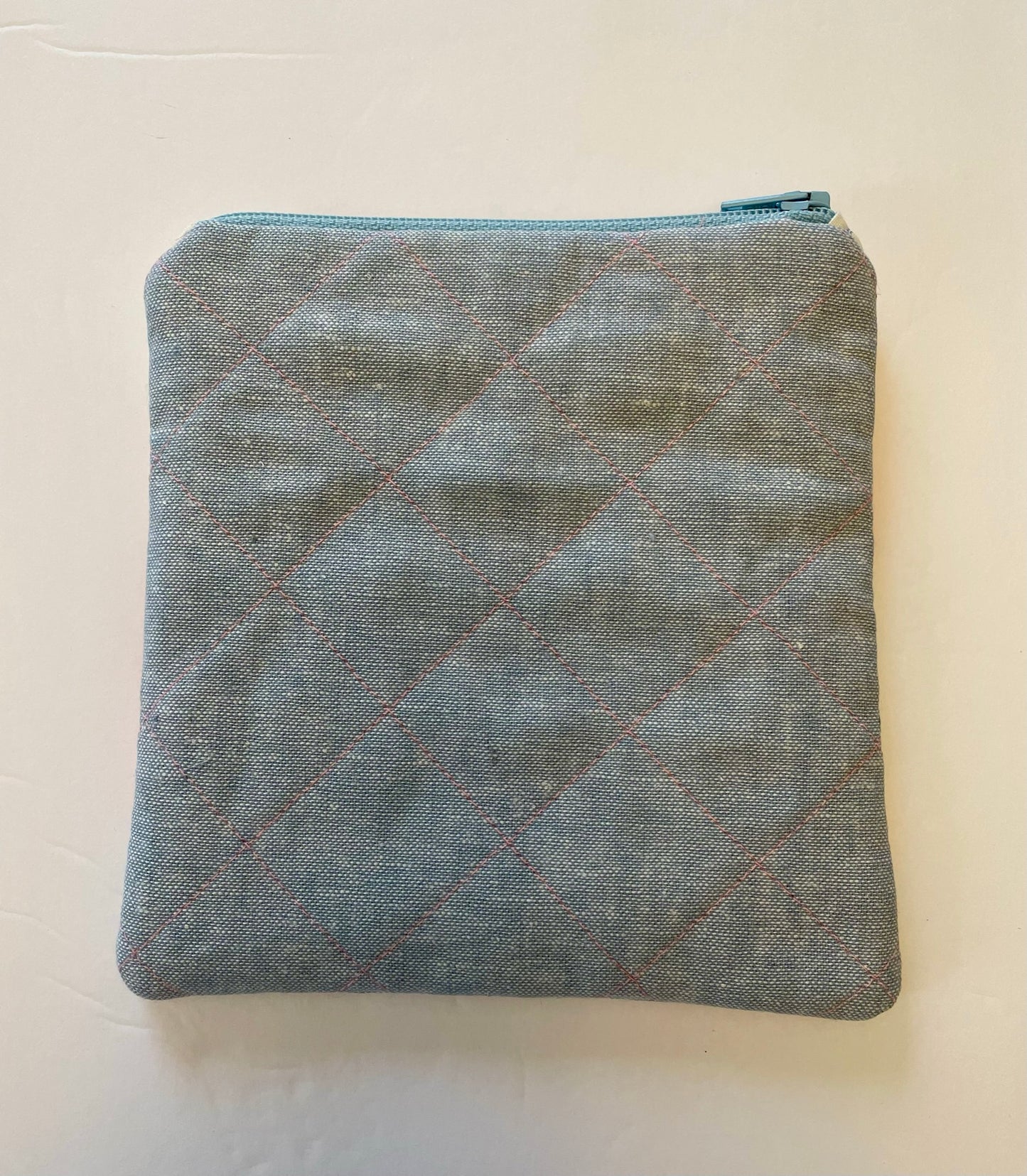 Quilted Patchwork Zipper Pouch