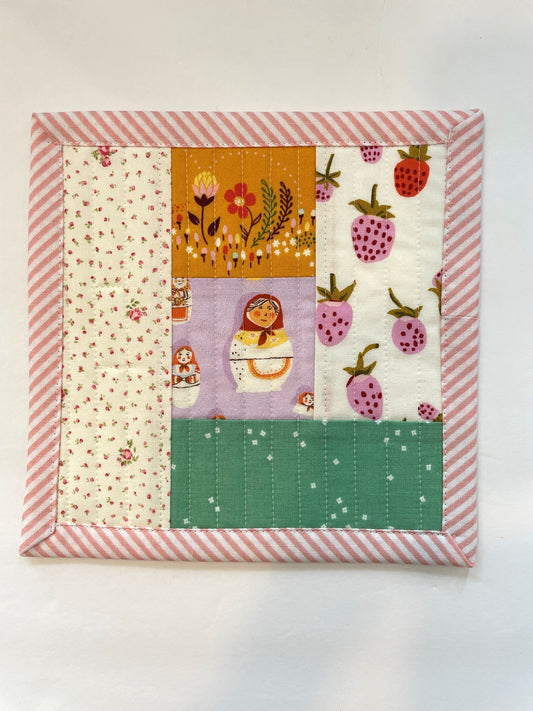 Whimsical Quilted Table Mat