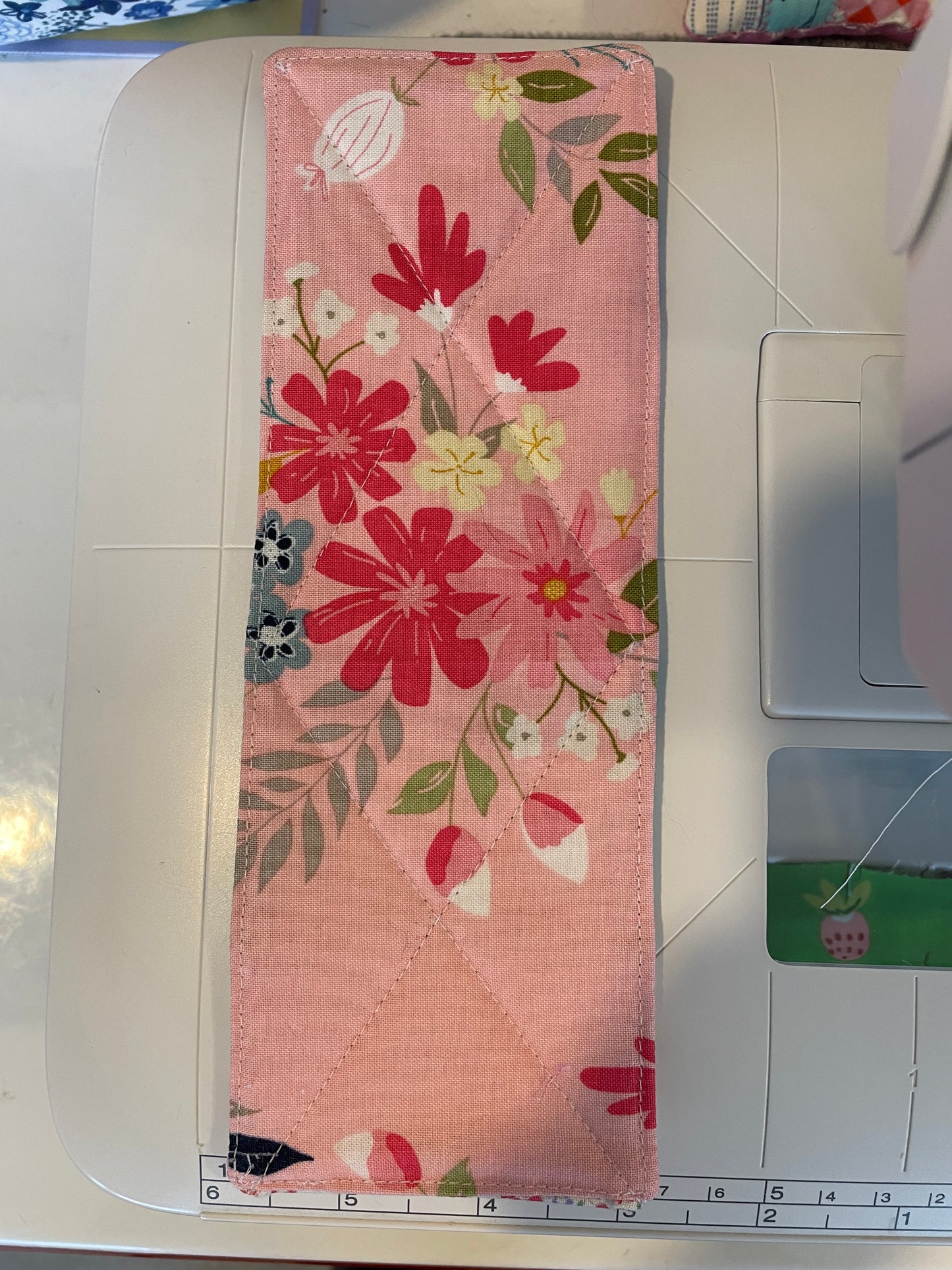 Cat Quilted Bookmark