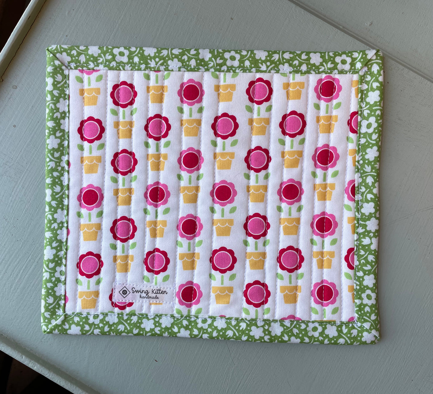 Tiny Patchwork Quilted Table Mat