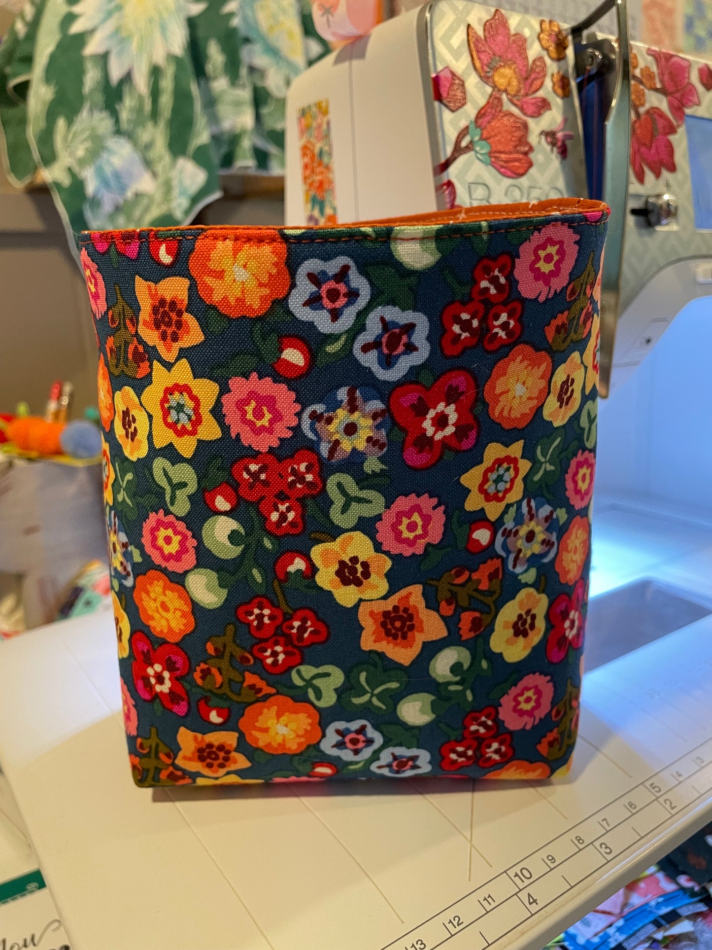 Floral Fabric Bucket