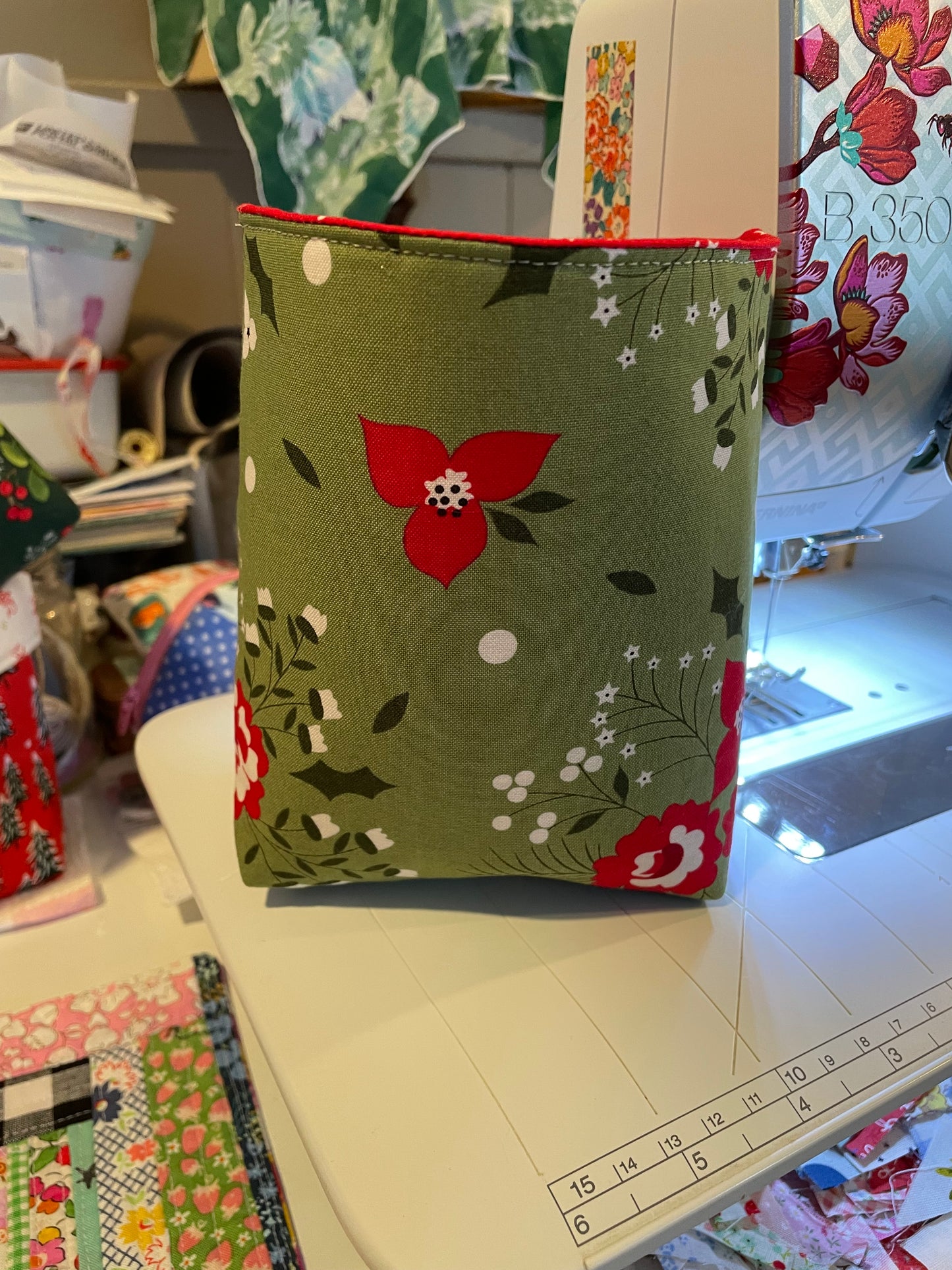 Holiday Fabric Bucket