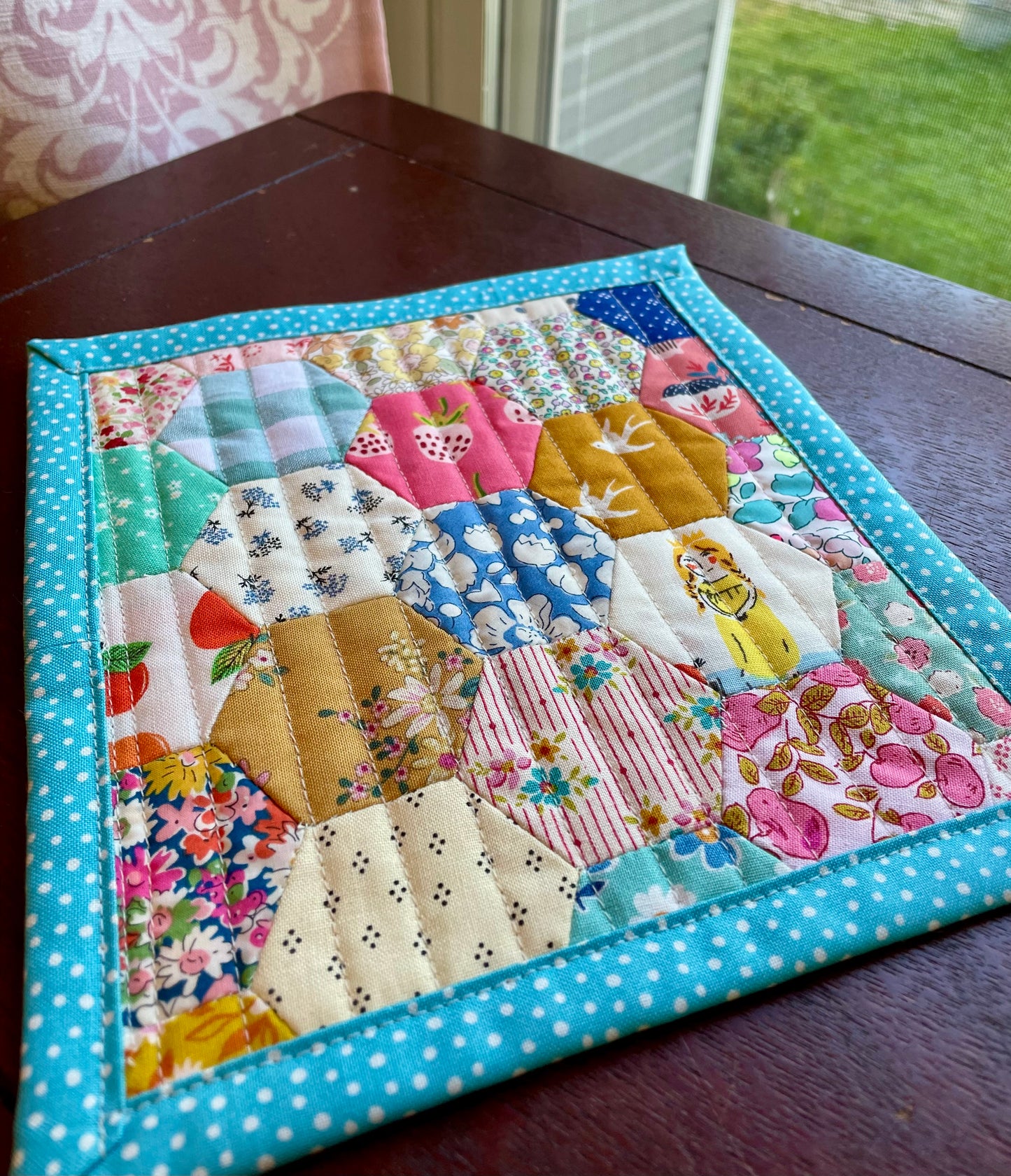 Hand Pieced Table Mat