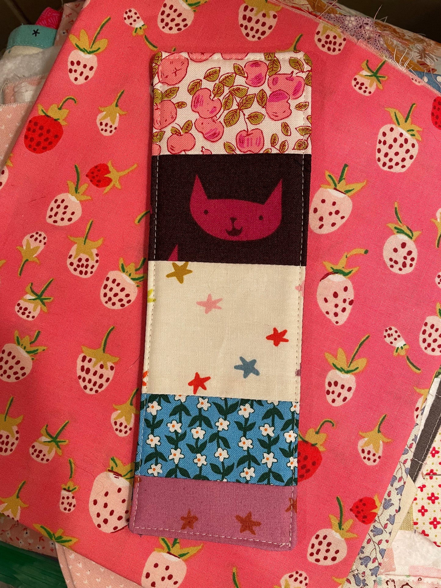 Pink Cat Bookmark