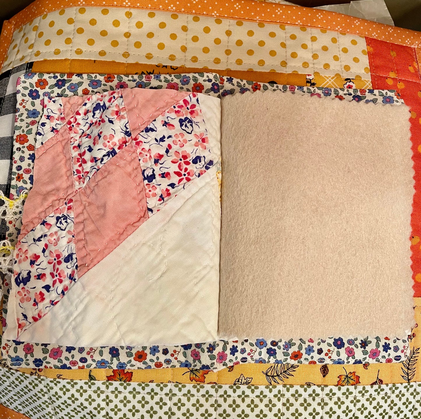 Hand Pieced Needle Book