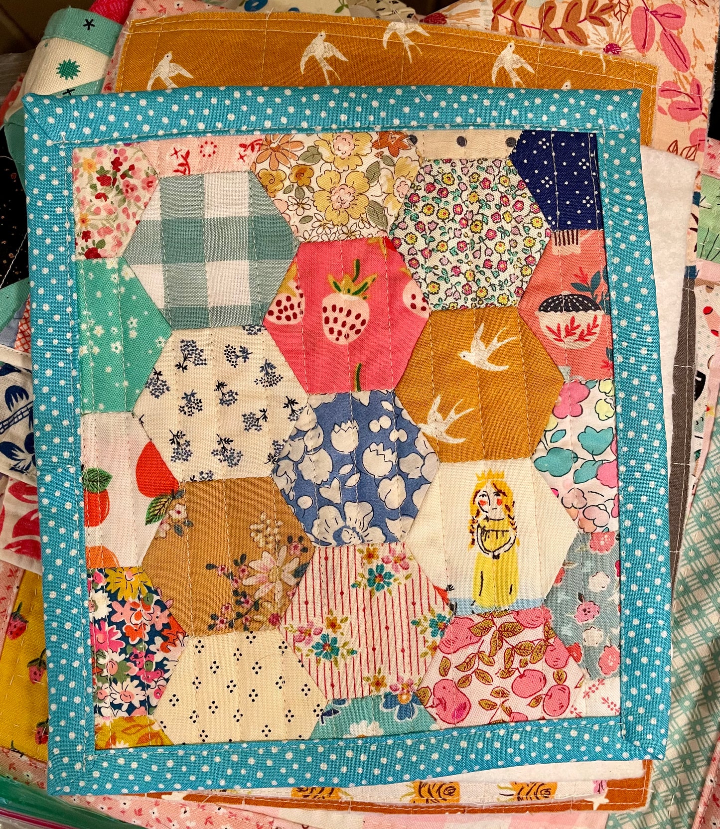 Hand Pieced Table Mat