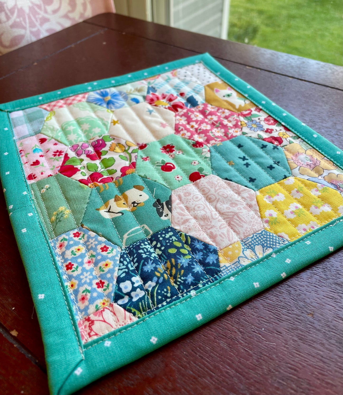 Hand Pieced Table Mat