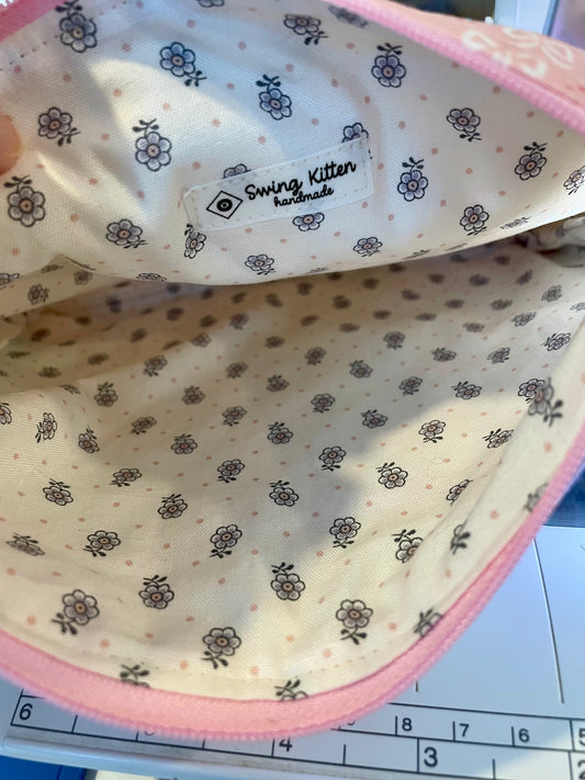 Lover Inspired Quilted Zipper Bag