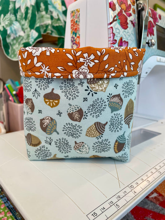 Acorn Fabric Bucket