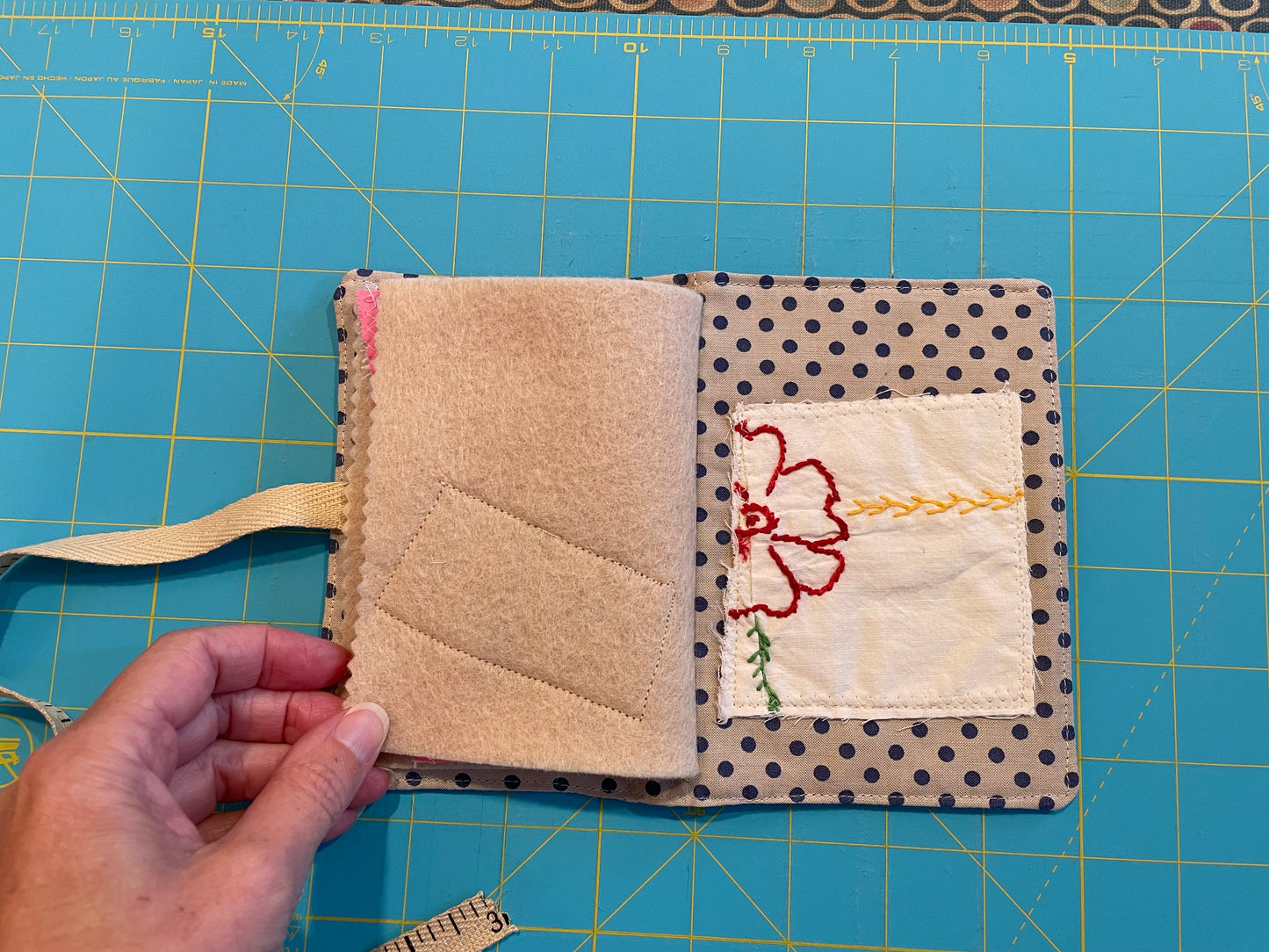 Hand Pieced Needle Book