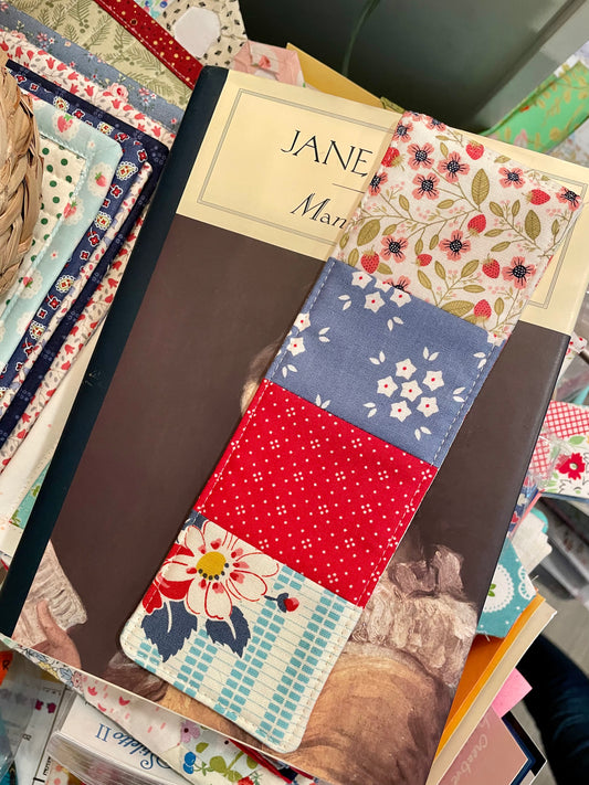 Floral and Strawberries Bookmark