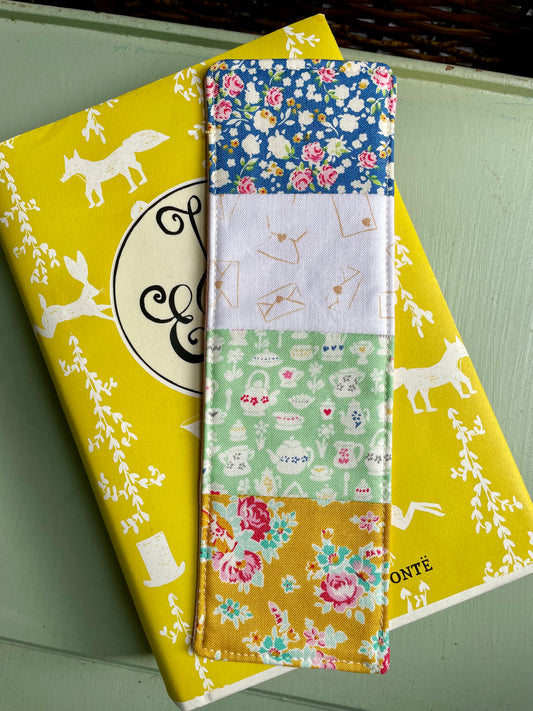 Teapots and Flowers Bookmark