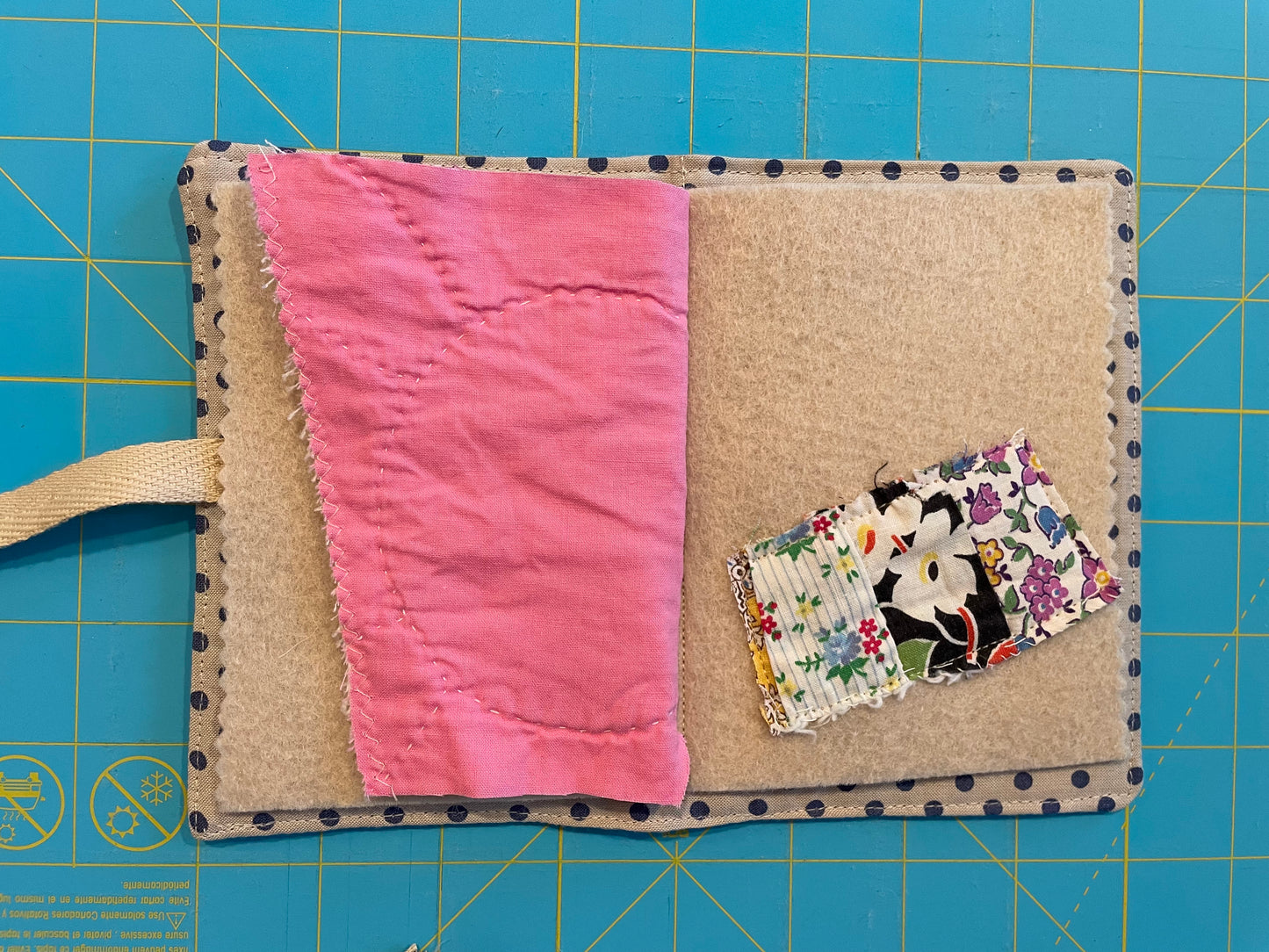 Hand Pieced Needle Book