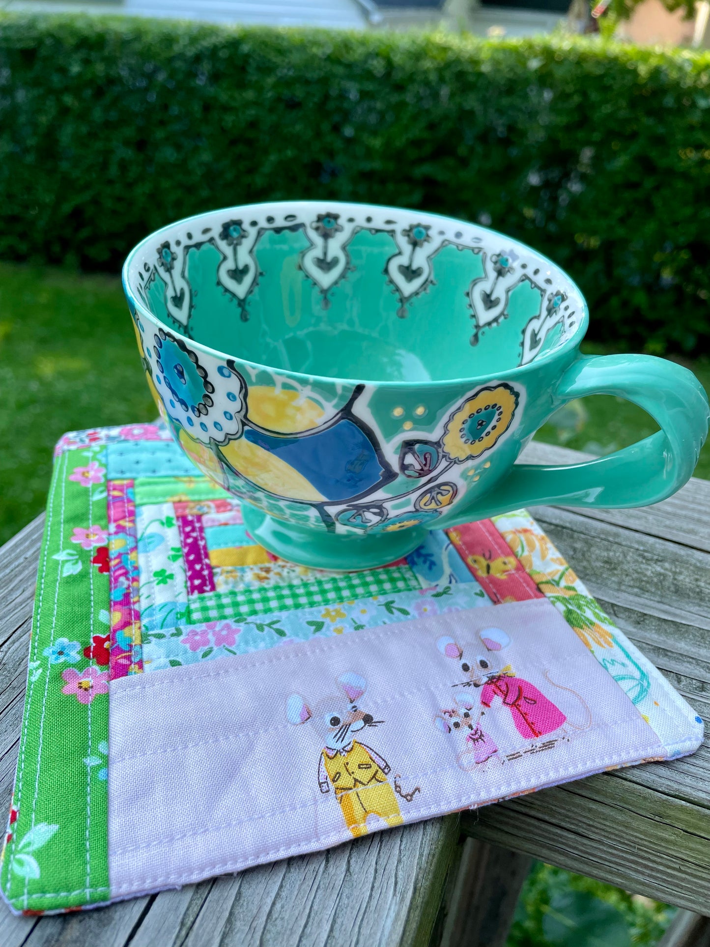 Mice Quilted Table Mat