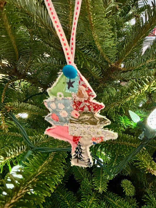 Handmade Christmas Tree Ornament Floral