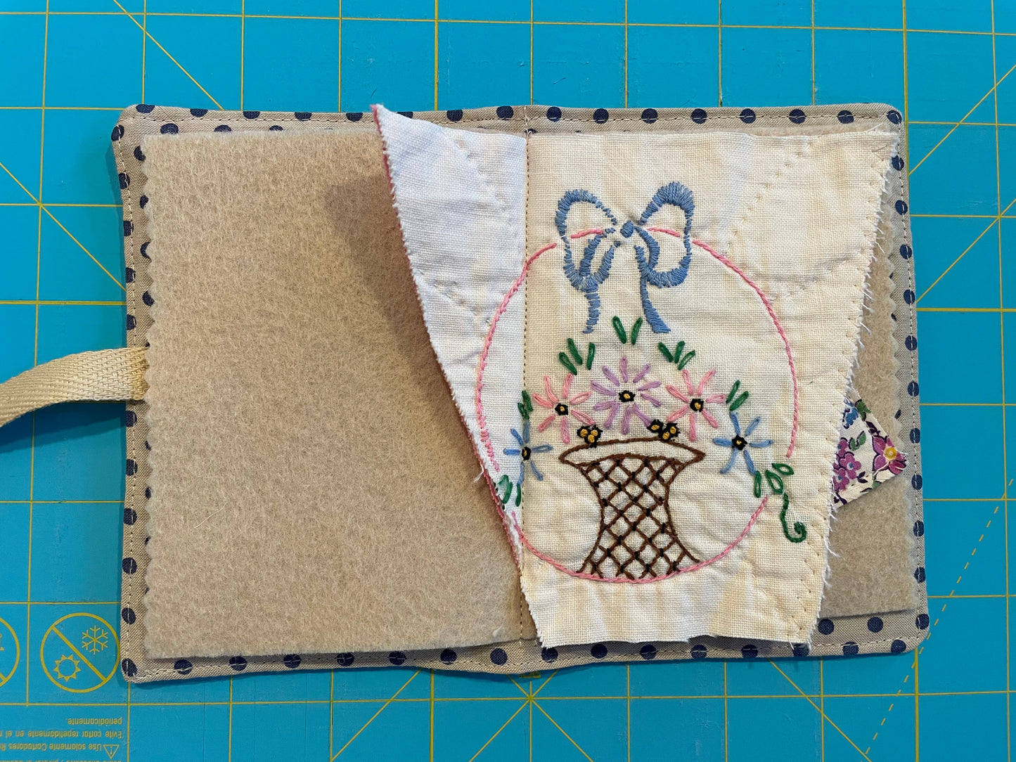 Hand Pieced Needle Book