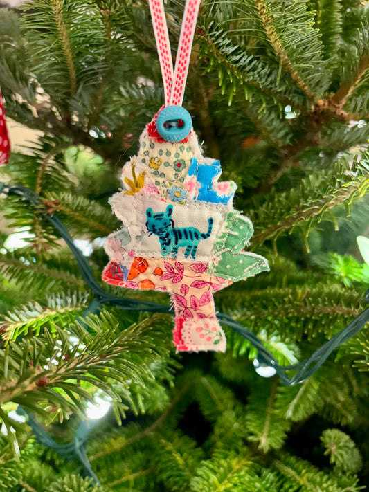 Handmade Christmas Tree Ornament Cat