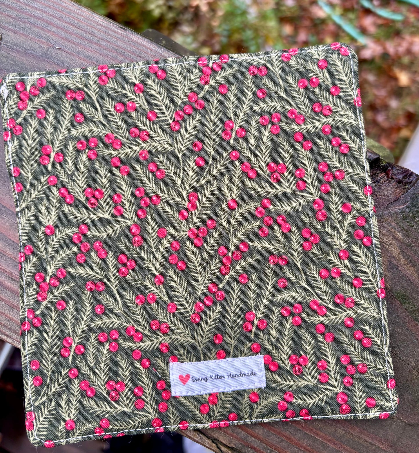 Holiday Patchwork Mug Rug