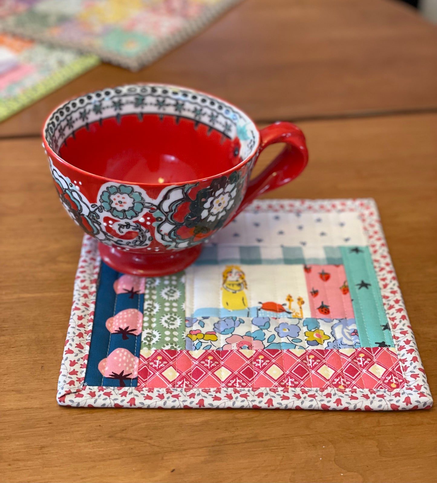 Princess Patchwork Mug Rug