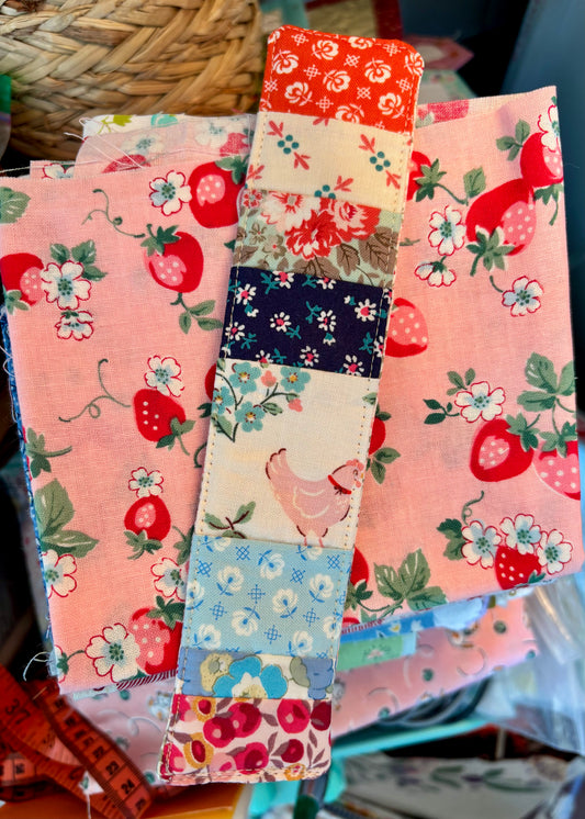 Chicken and Florals Bookmark