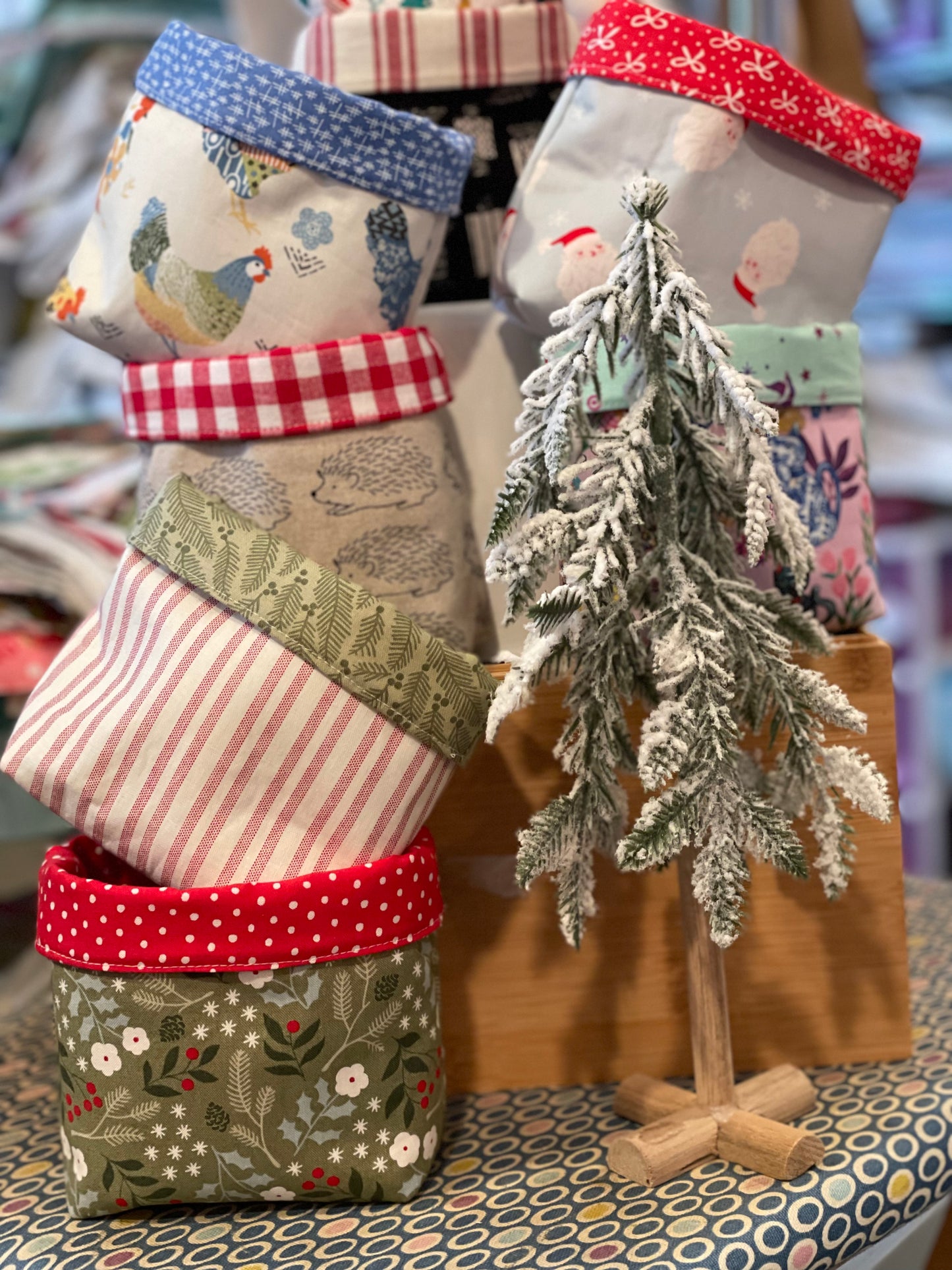 Hedgehog Fabric Bucket