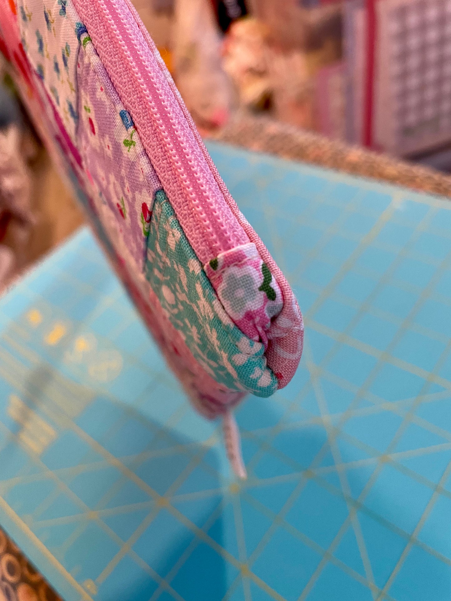 Lover Inspired Quilted Zipper Bag