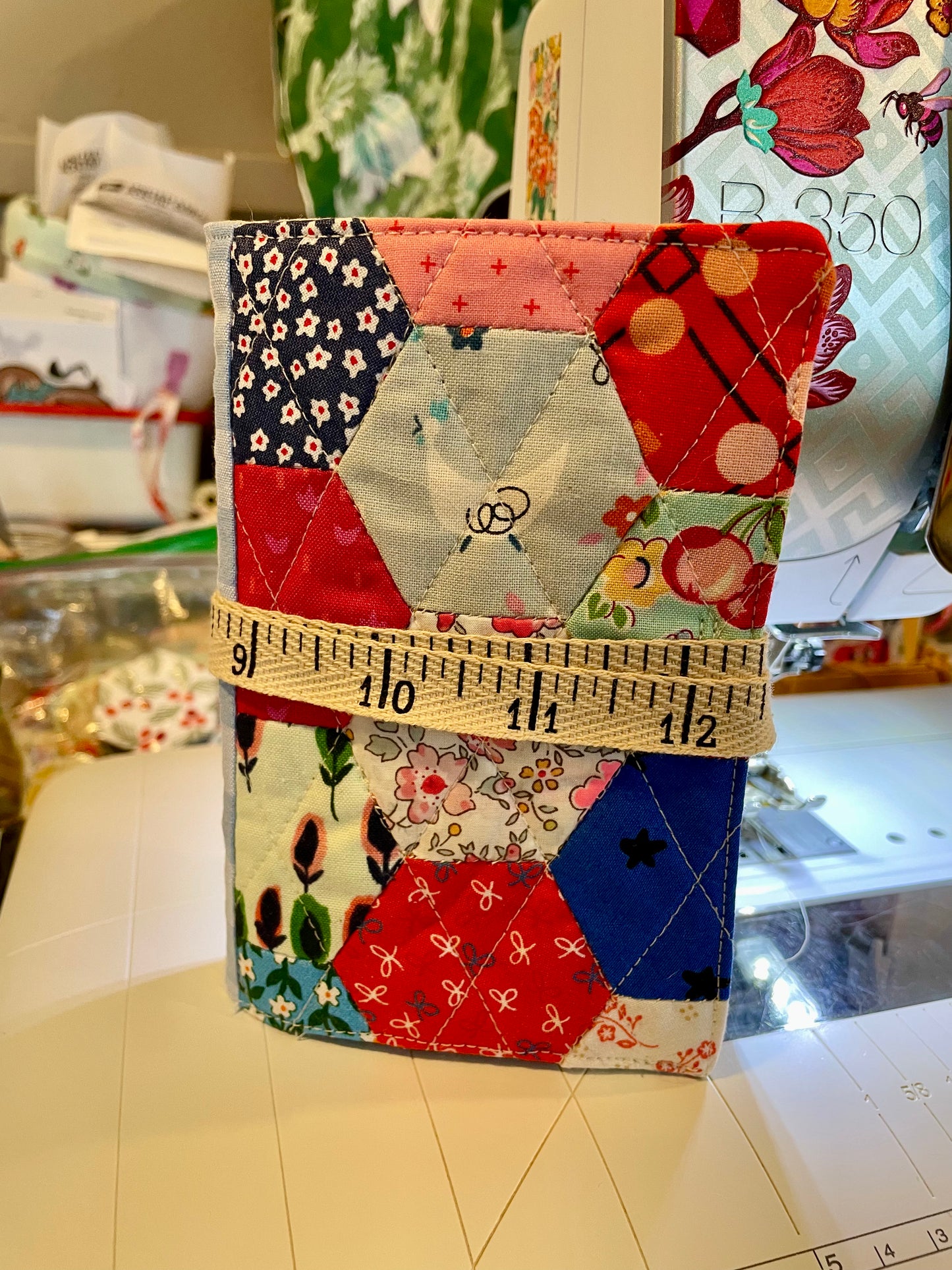 Hand Pieced Needle Book