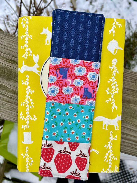 Cats and Strawberries Bookmark