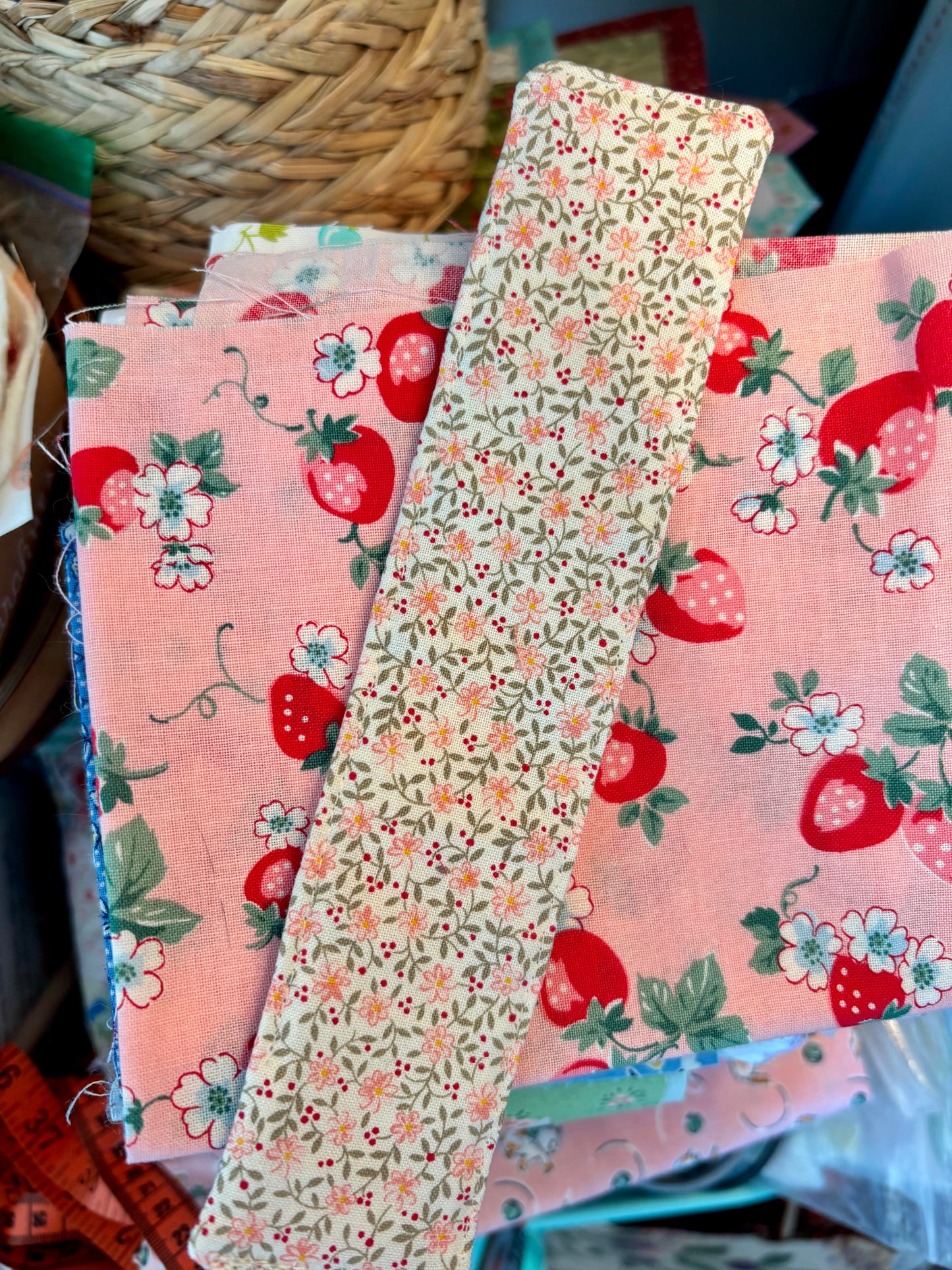 Chicken and Florals Bookmark