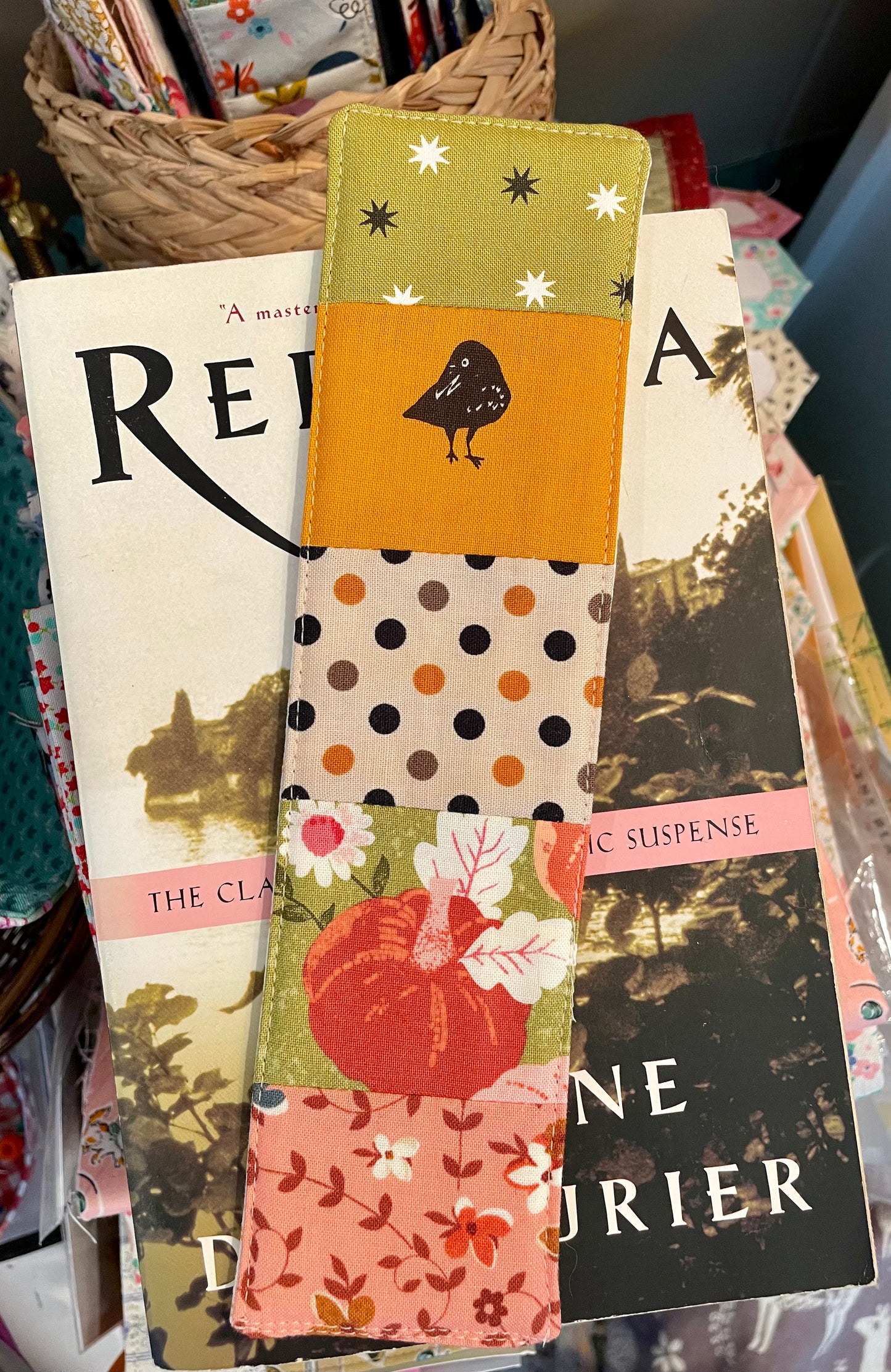 Crow and Pumpkin Bookmark