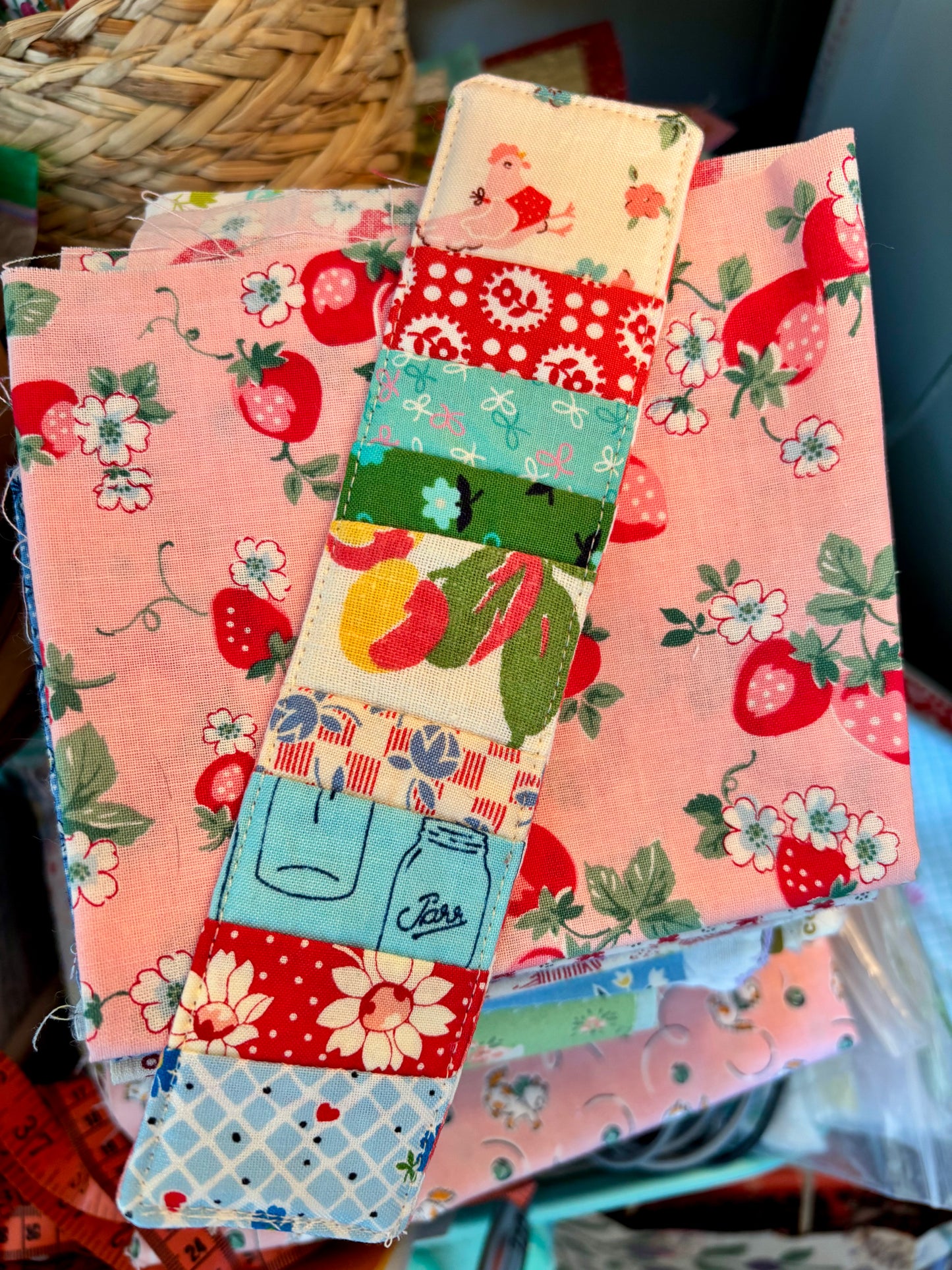 Vintage Cherries Bookmark