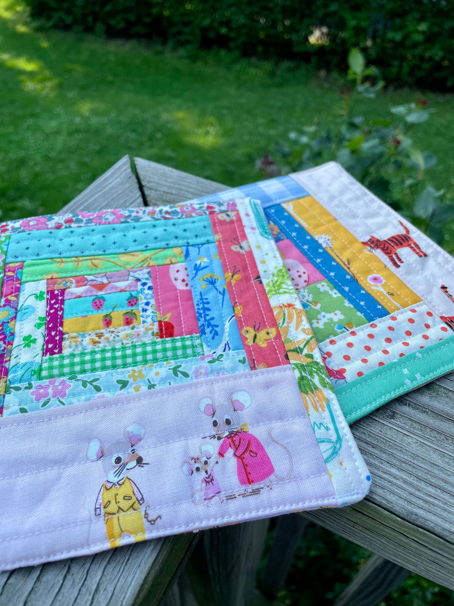 Mice Quilted Table Mat