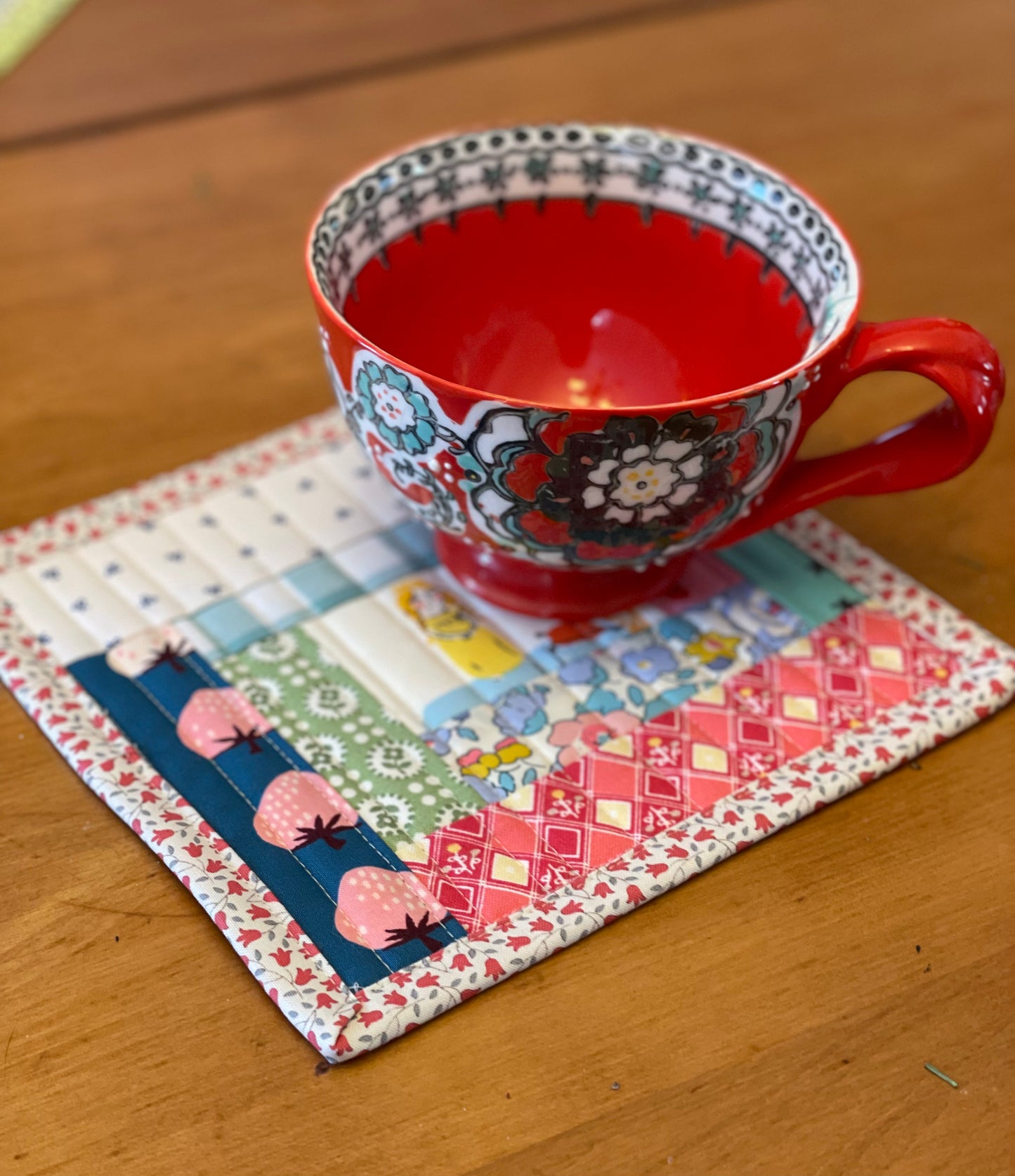 Princess Patchwork Mug Rug