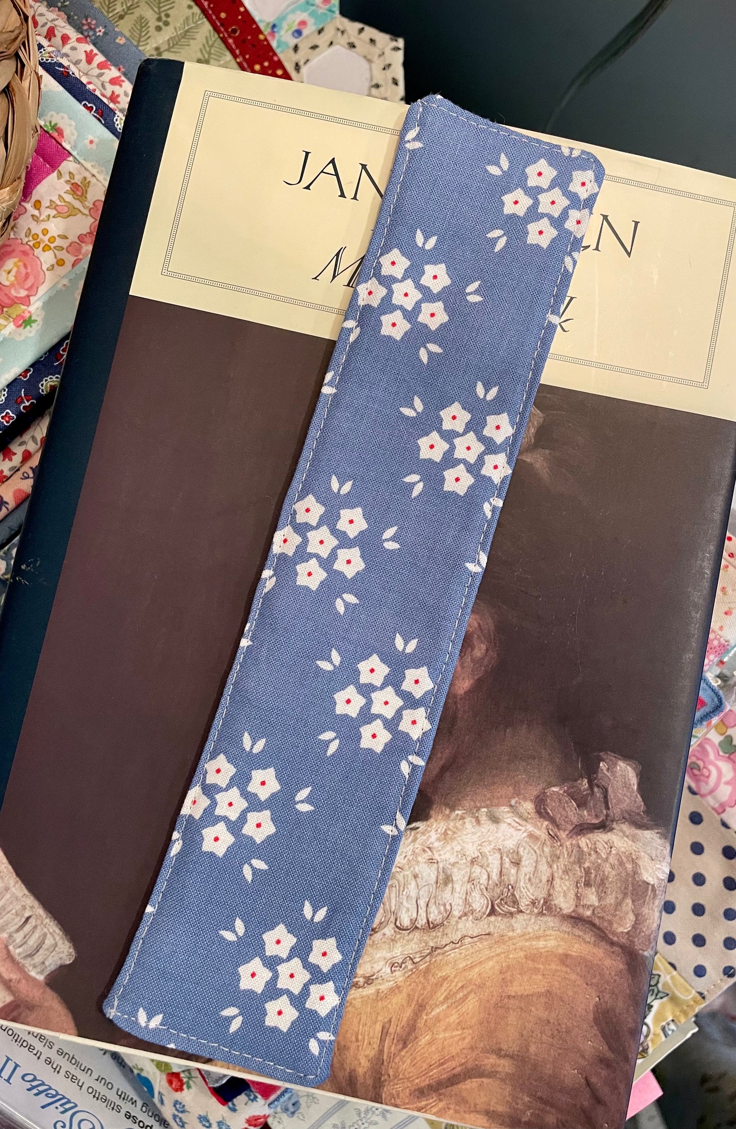 Patchwork Squirrel Bookmark